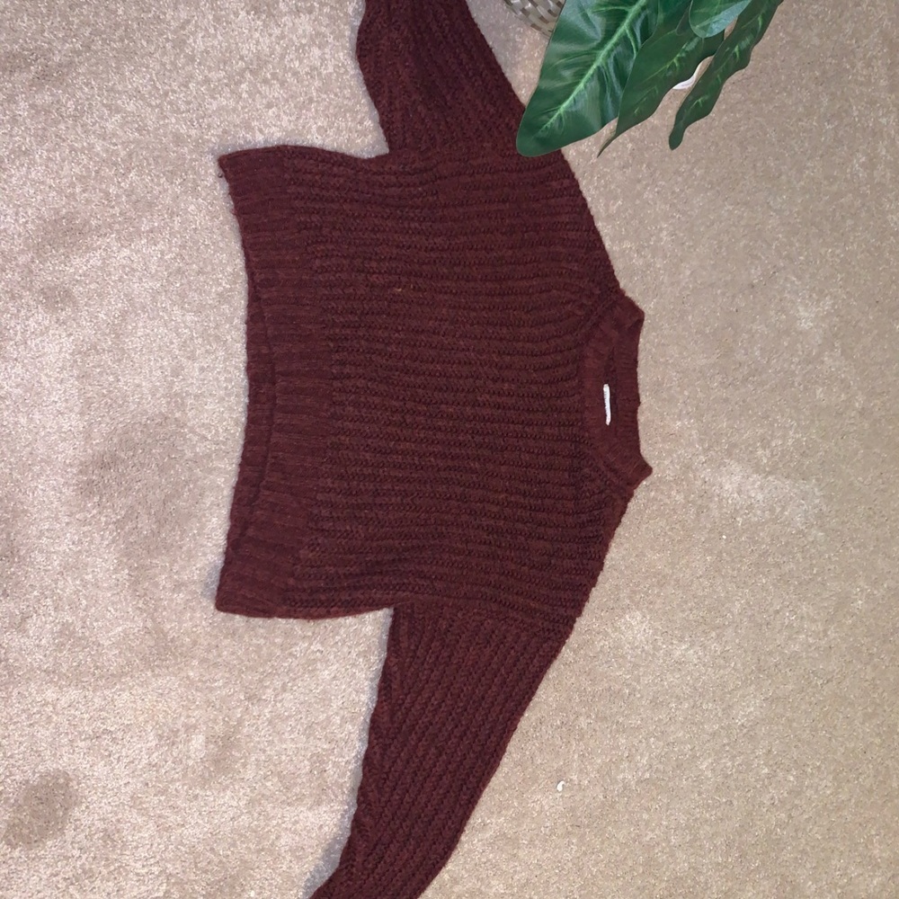 American eagle knitted crop top sweater
